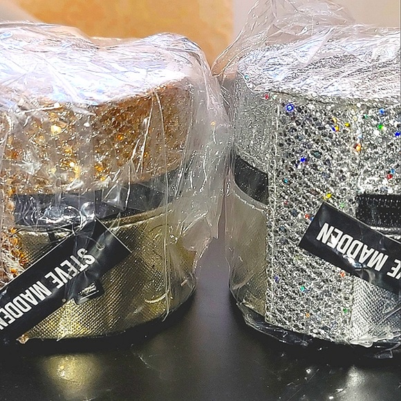 Steve Madden Gift Set Jewelry Hard Case Gold & Silver NWT - Picture 2 of 10